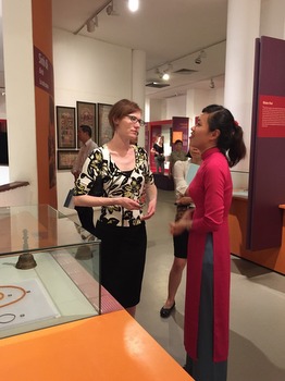 Museum tour inspires Dr. Frazier, a female American historian