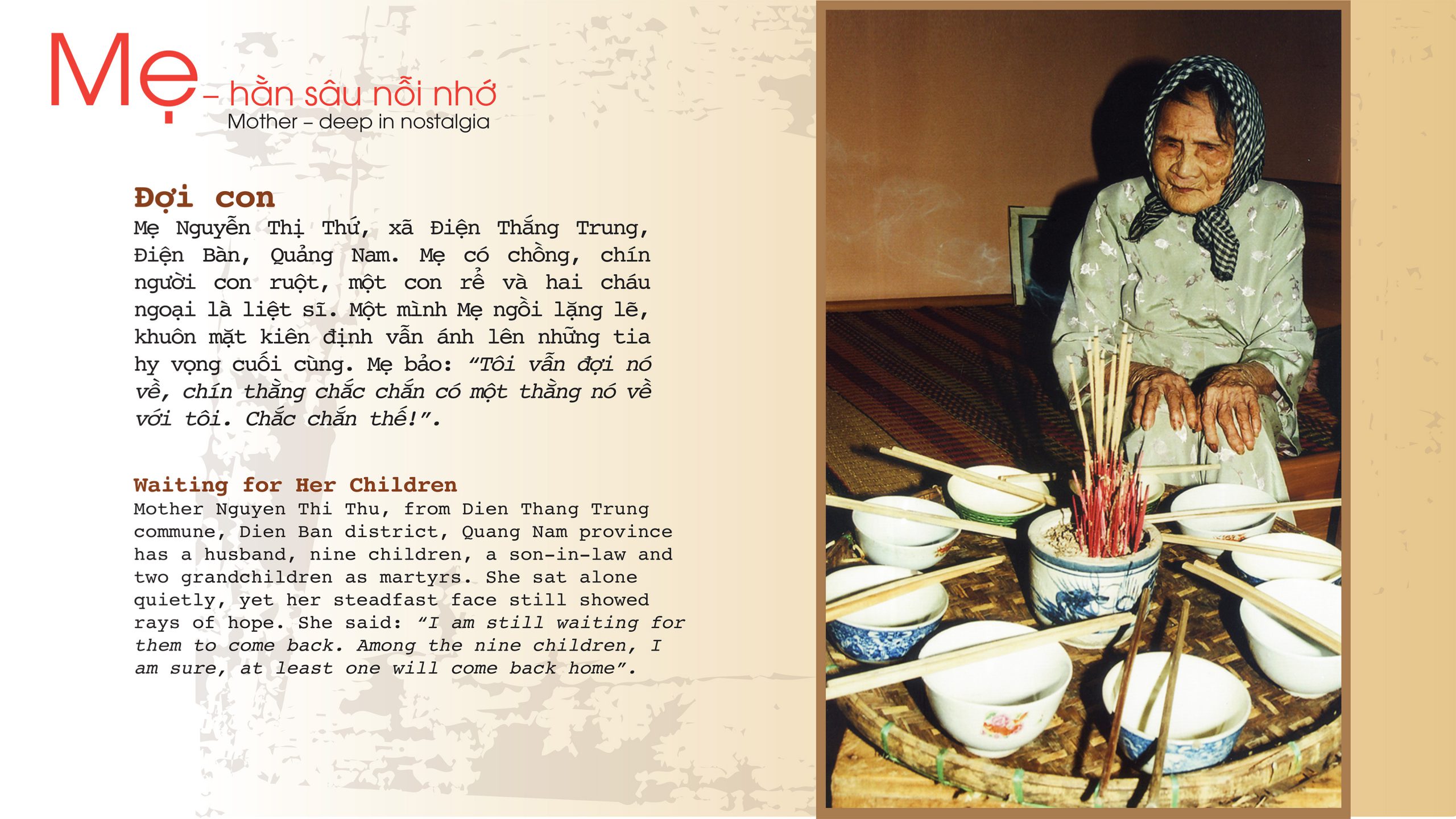 Mẹ và Trái Tim Người Lính