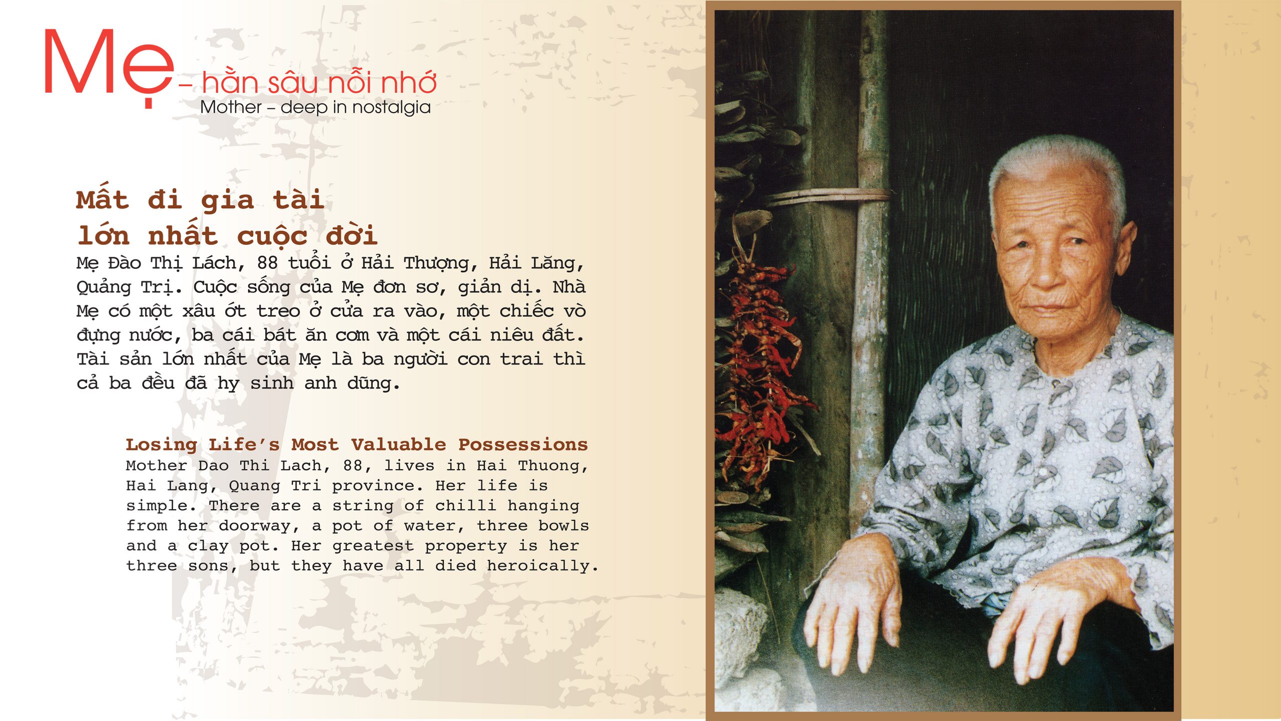 Mẹ và Trái Tim Người Lính