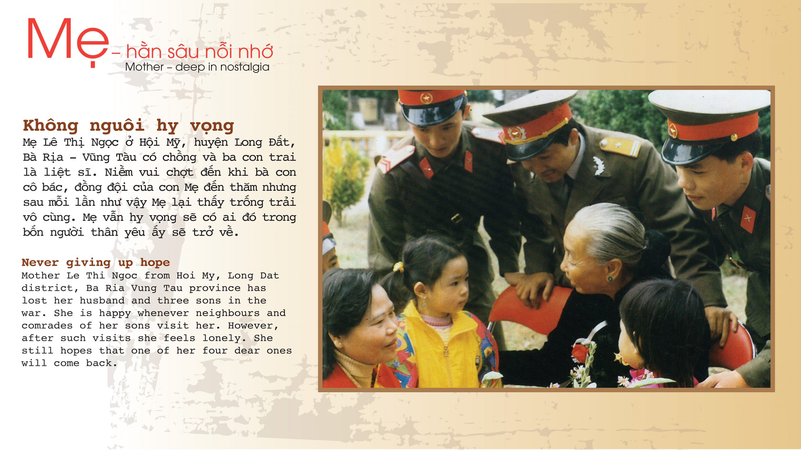 Mẹ và Trái Tim Người Lính